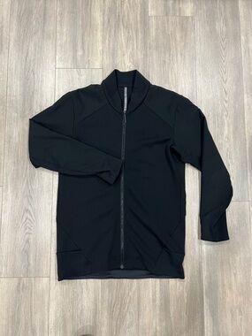 Arc'teryx Veilance Graph Jacket Cardigan, Men's Large, Black Full-Zip Wool-Blend